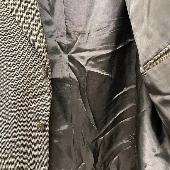 Lord & Taylor Jack Victor Collection Mens Gray Suit Jacket Size 46